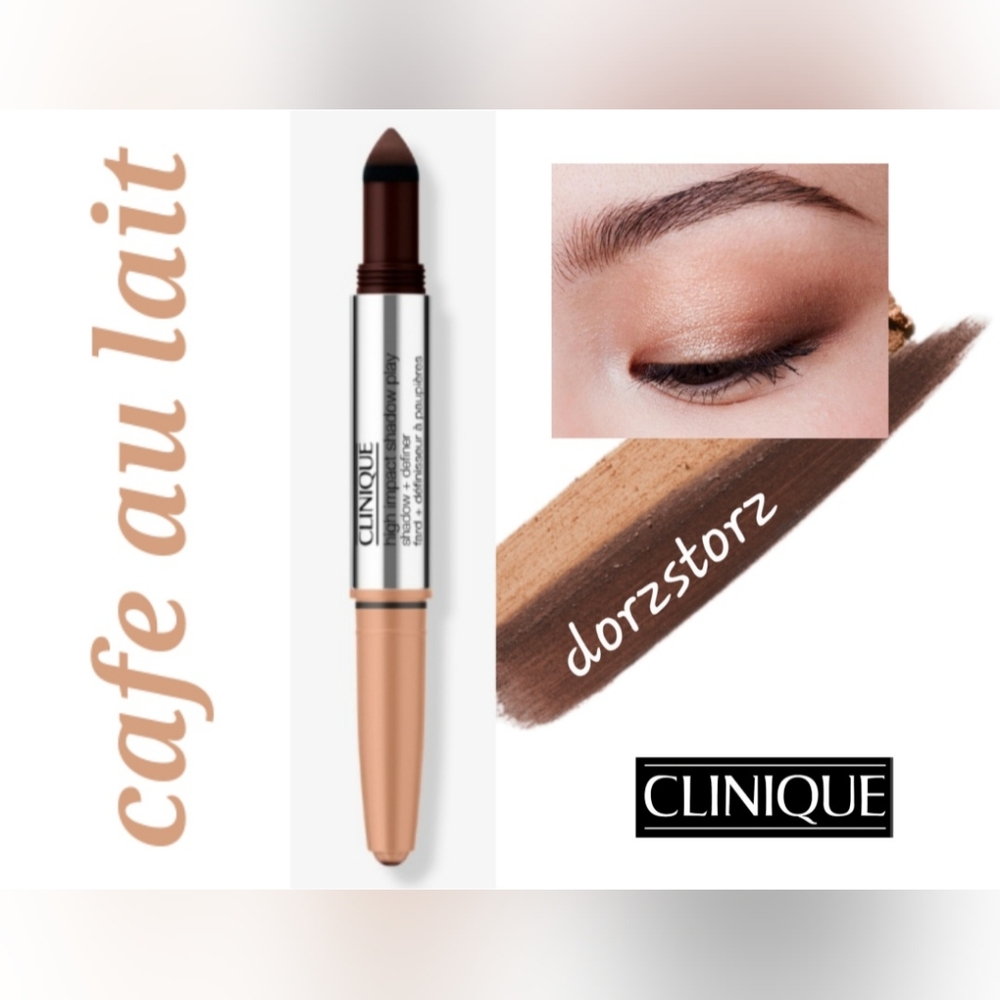 CLINIQUE High Impact Shadow Play Shadow + Definer *CAFE AU LAIT* / 0.06 oz / NIB